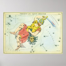 Vintage Perseus and Caput Medusa Print