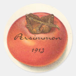 Vintage Persimmon Stickers
