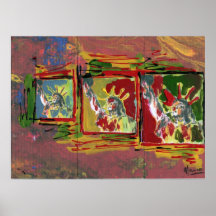 Vintage Peter Max style Liberties Print