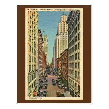 Vintage Petticoat Lane Kansas City, MO Post Card