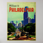 Vintage Philadelphia Travel Poster