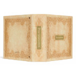Vintage Photo Album Binder - Tooled Leather Design