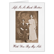 Vintage Photo Anniversary Card