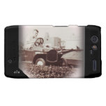 Vintage Photo Boy Amusement Car Ride Droid RAZR Motorola Droid RAZR Cover