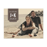 Vintage Photo Save the Date Card Template Postcards