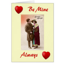 Vintage Photo Valentine's Greeting Card