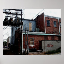 vintage photograph, mexico missouri alley print