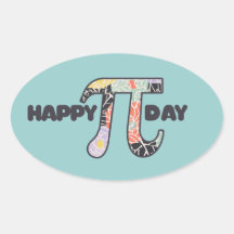Vintage Pi Day Sticker