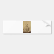 Vintage picture of a man bumper stickers