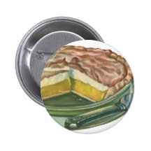 Vintage Pie; Lemon Meringue Button