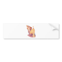 Vintage Pin Up Girl Bumper Stickers