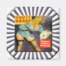 Vintage Pin Up Girl Magnets