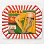 Vintage Pin Up Girl Mouse Pad