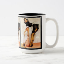 Vintage Pin-up Girl Mug