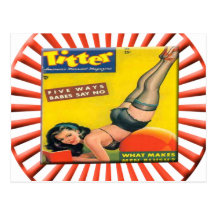 Vintage Pin Up Girl Post Cards