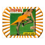 Vintage Pin Up Girl Postcard