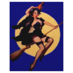 Vintage Pin Up Witch letterhead