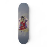 Vintage Pin-Up Woman Skateboard