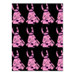 Vintage Pink 50s Be-bop Dress Postcard