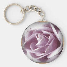 Vintage Pink Rose Key Chains