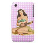 Vintage Pinup Lady iPhone 3 Case-Mate Cases