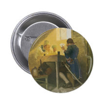 Vintage Pirates Gambling in a Prison, NC Wyeth Buttons