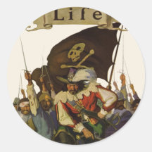 Vintage Pirates of Life 1921 Stickers