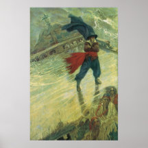Vintage Pirates; The Flying Dutchman, Howard Pyle Poster