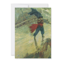 Vintage Pirates; The Flying Dutchman Custom Invitations