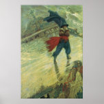 Vintage Pirates; The Flying Dutchman Poster