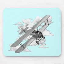 Vintage Plane Mouse Pad