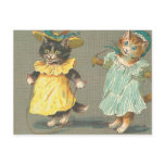 vintage playful kittens post cards