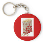 Vintage Pop Corn Ad Key Chain