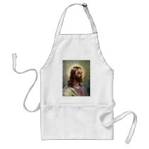 Vintage Portrait of Jesus Christ by George Hinke Aprons