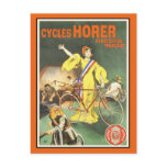 Vintage Postcard:  Cycles Horer Bicycle Ad