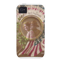Vintage Postcard: Never far Case-Mate iPhone 4 Covers