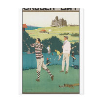 Vintage poster for Cruden Bay Postcard