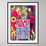 Vintage Poster Print: BerllinerTageblatt
