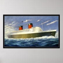 Vintage Poster Retro Print White Star Line