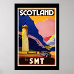 Vintage Poster Scotland by S.M.T Travel