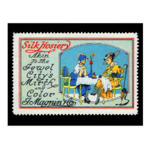 Vintage Poster Stamp Postcard Magnin San Francisco