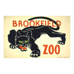 Vintage Posters,Brookfield Zoo Black Panther WPA posters