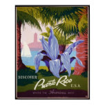 Vintage Posters, Discover Puerto Rico USA posters