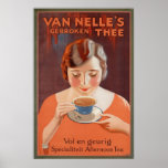 Vintage Posters, Woman Drinking Tea posters