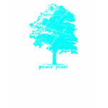 Vintage Power Plant Tree Blue t-shirts