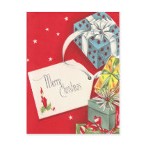 Vintage Presents Postcard