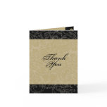 Vintage Printers Ornament Swirl - Thank You Notes Greeting Card