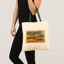 Vintage Product Label Art Brattleboro Boiled Cider Tote Bags