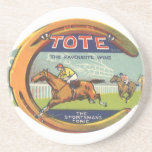 Vintage Product Label; Tote Sportsman's Tonic Beverage Coasters