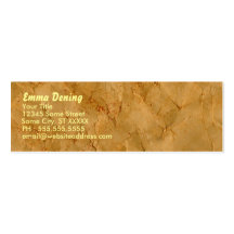 Vintage Profile Card Business Card Template